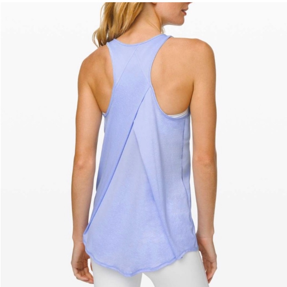Lululemon Essential Tank Pleated in Lavender Dusk